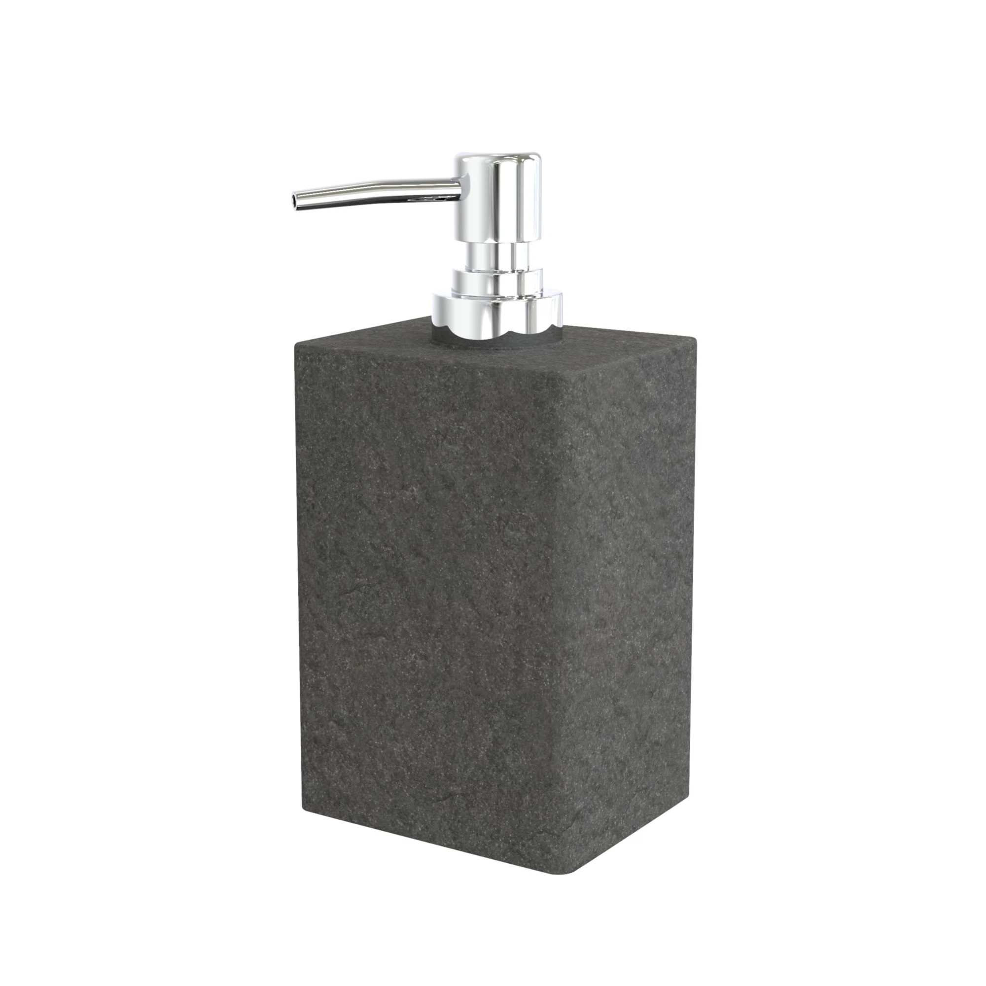 Изображение товара Дозатор для жидкого мыла настольный Stone black Fora FOR-STN021BL