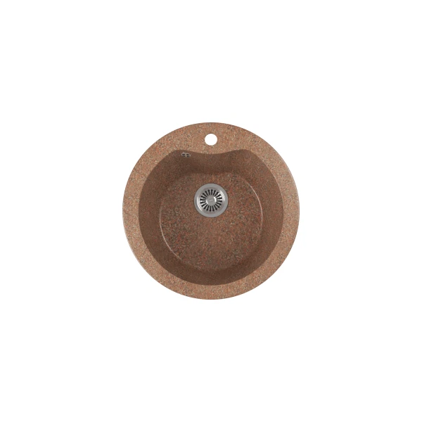 

мойка кухонная мраморная greenstone 47,5x47,5 grs-08s-307 терракот, Коричневый