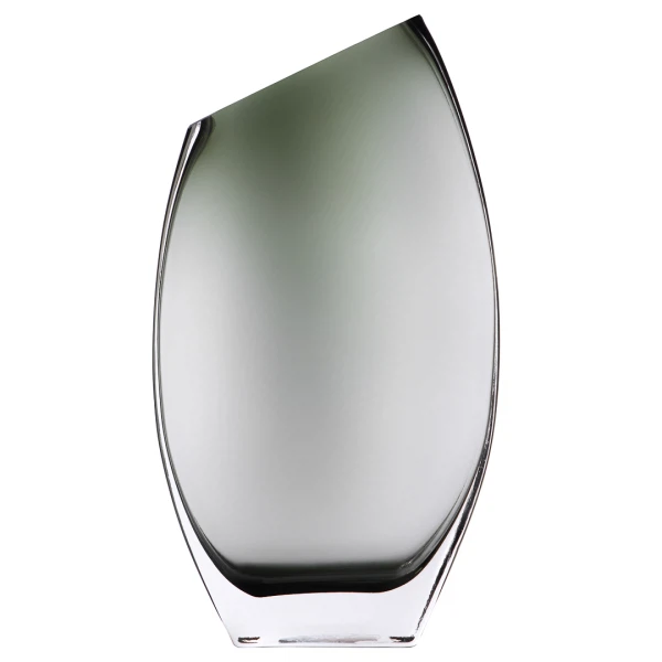 Фото Декоративная ваза из дымча стекла, 137*60*250, вещицы серый csa-3s