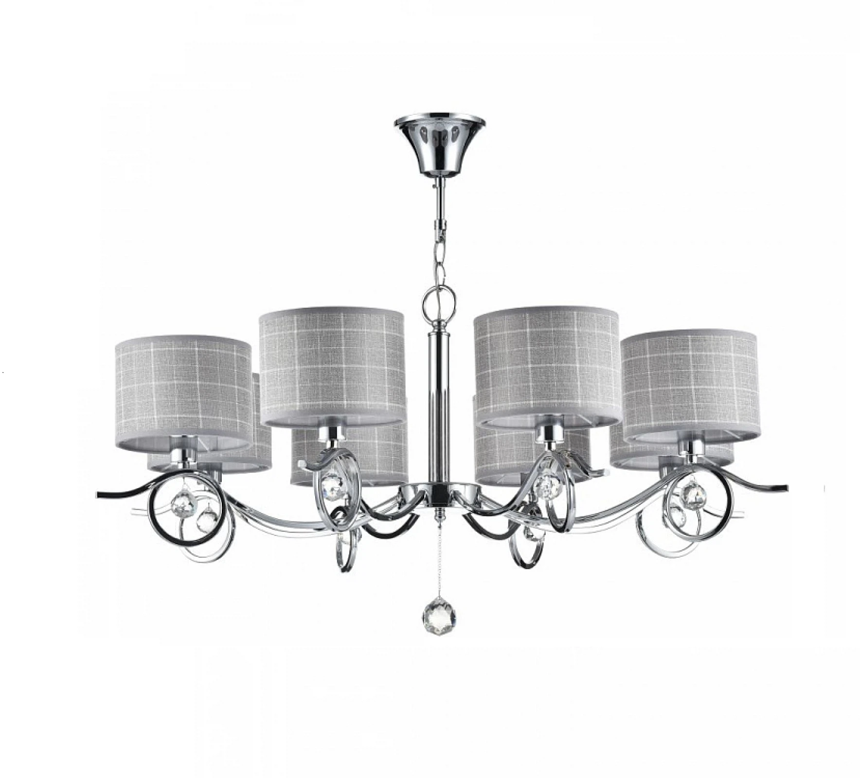 Изображение товара Подвесная люстра Freya Bertrand FR5906-PL-08-CH с 8 лампами в стиле модерн