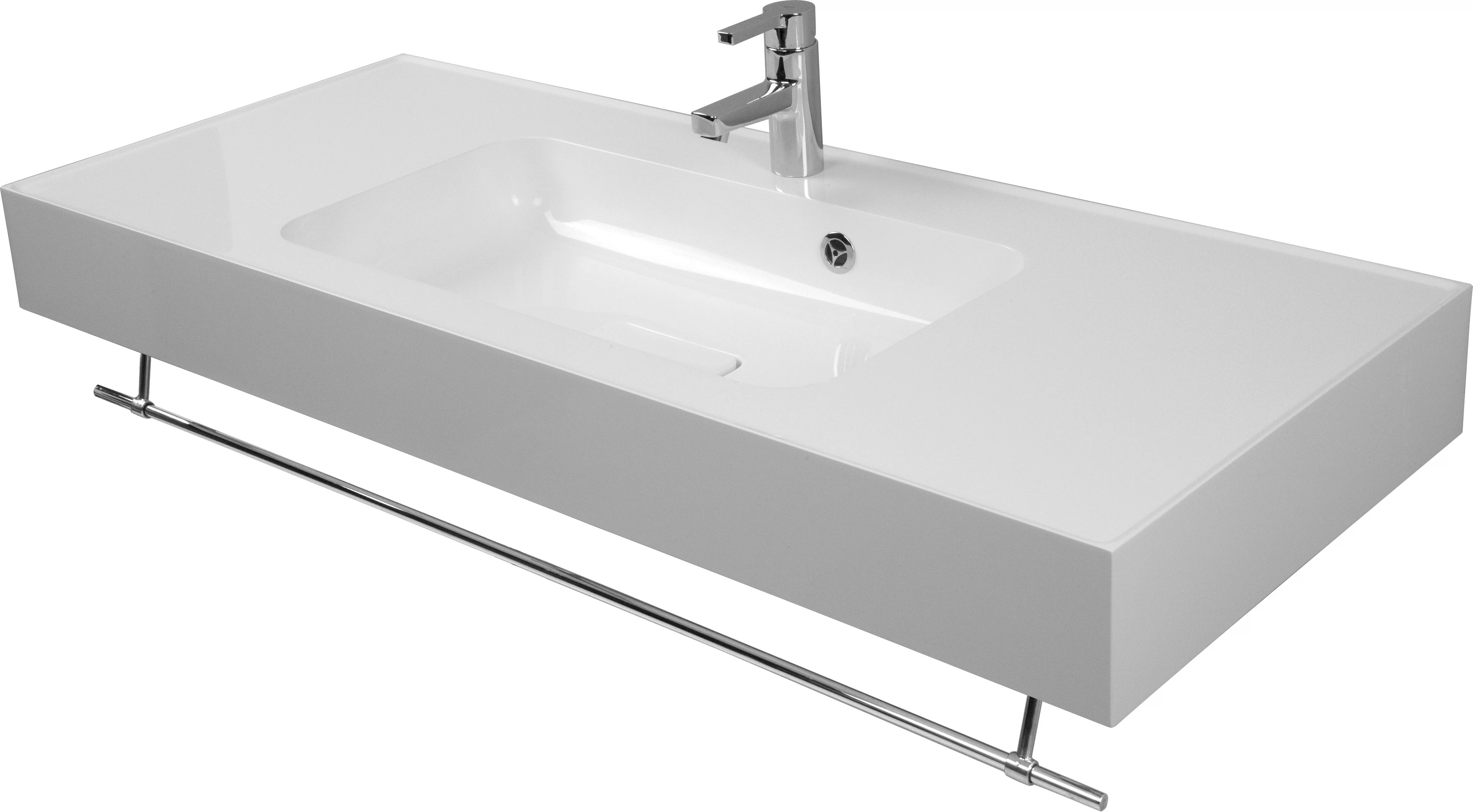 Изображение товара Раковина Aquaton 1A70583KRD010 из искусственного мрамора, прямоугольная