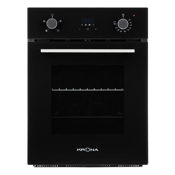 духовой шкаф электрический 45см черный krona gusto 45 bl