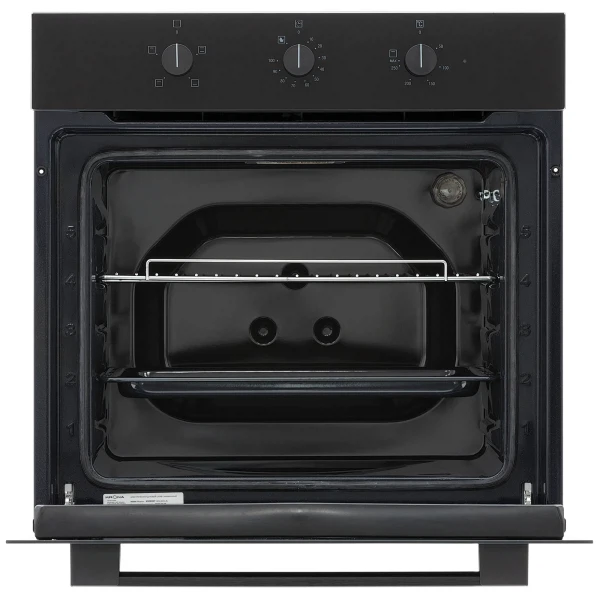 духовой шкаф электрический 60см черный krona sera 60 blbl