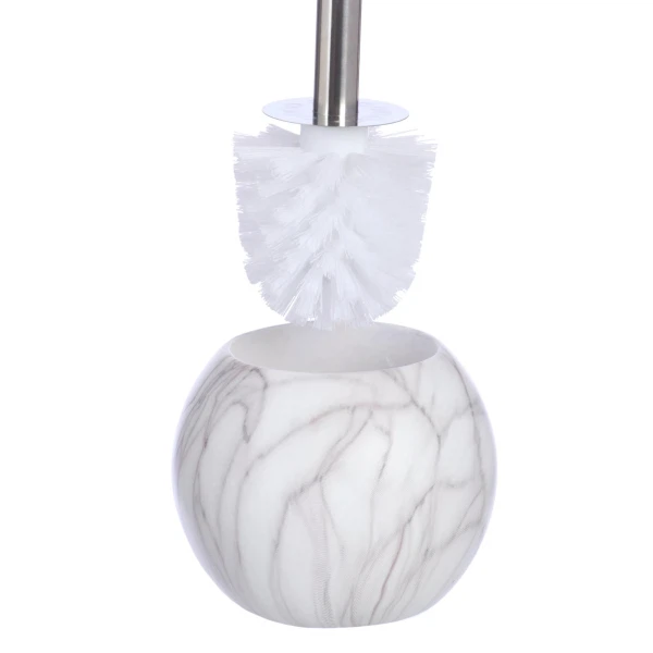 

ерш для унитаза белый мрамор