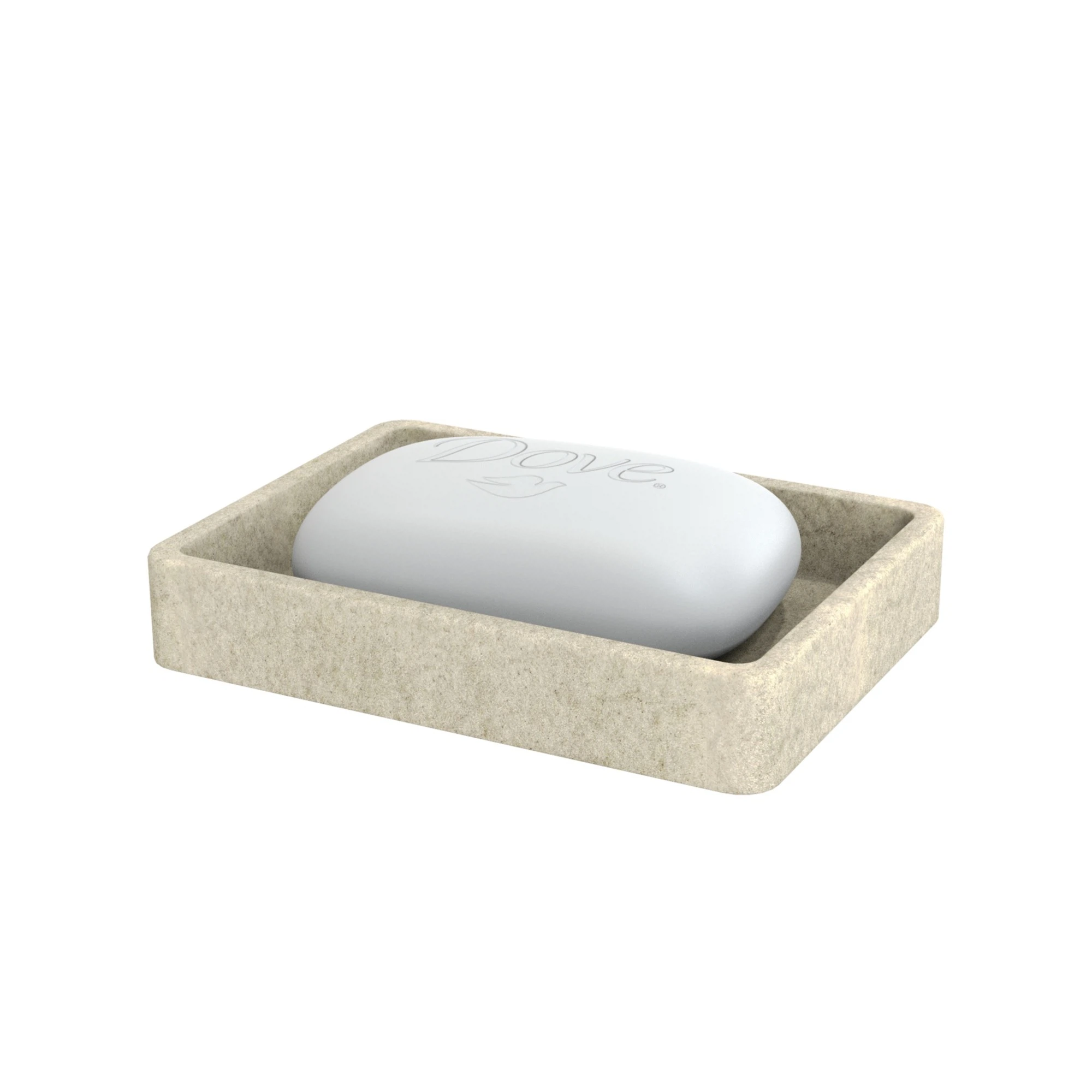 Изображение товара Настольная мыльница STONE NATURAL от Fora для ванной комнаты