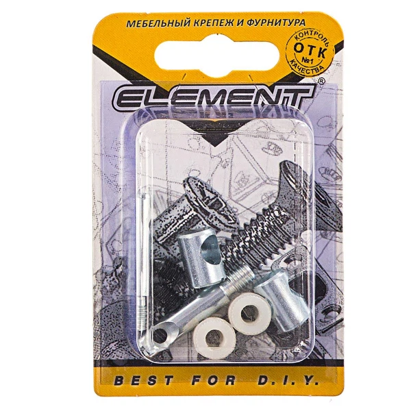 

набор №5 для стяжки фасада для дсп 18мм, 2шт element 80850