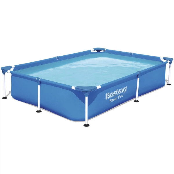 

бассейн каркасный 221*150*43 см 1200 л, steel pro bestway 56401