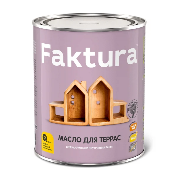 

масло faktura для террас, 0,7 л, Белый