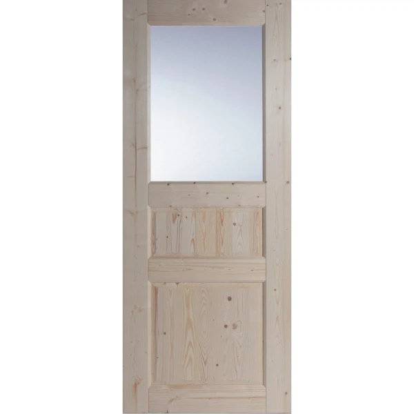 Фото Полотно дверное межкомнатное стекло сатинат элегия 700х2000х40 мм. без обработки под покраску