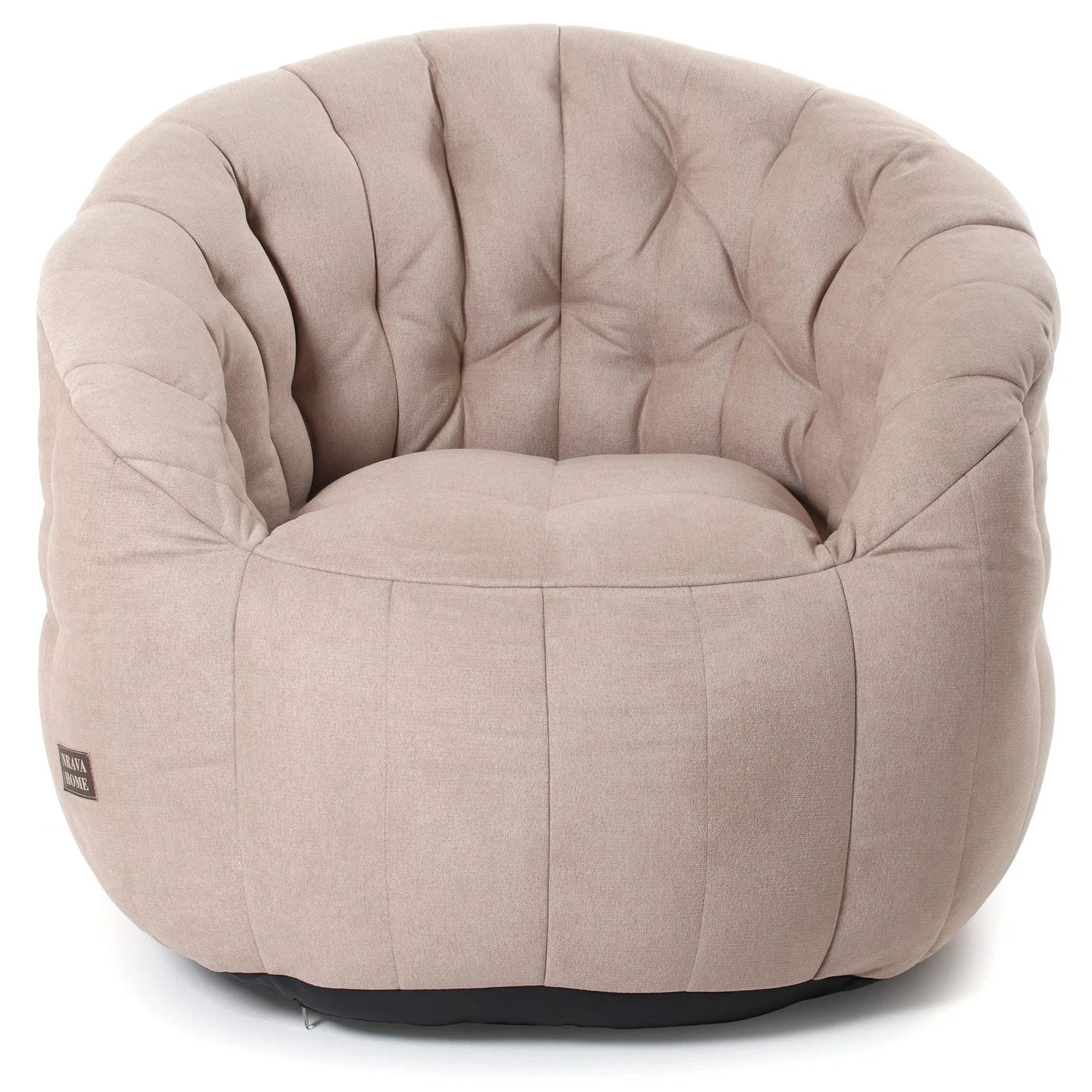 Изображение товара Бескаркасное кресло Nrava Home Darvin бежевое мягкое уютное стильное