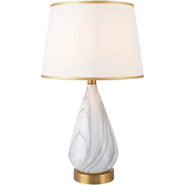 

лампа настольная toplight gwendoline е27 40вт ip44 белый tl0292a-t