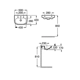 Раковина Roca Debba 32799600Y