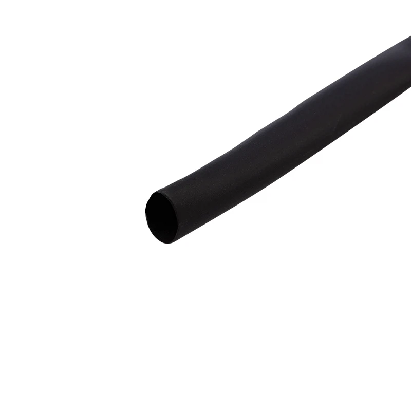 Изображение товара Термоусаживаемая трубка REXANT 4,0/2,0мм черная 2,44м ролик