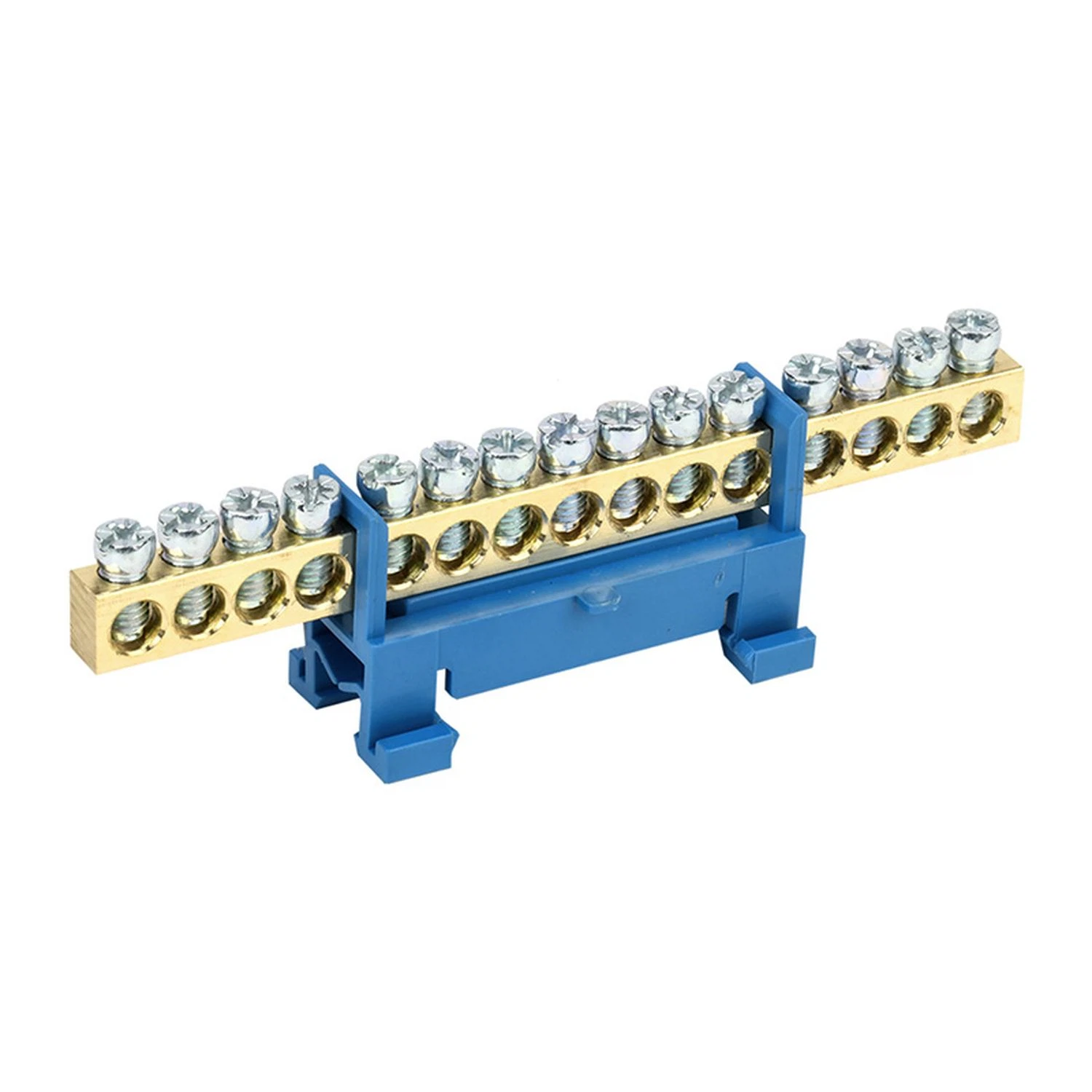 Изображение товара Шина n «нулевая» 15 групп, 6х9мм, на DIN изоляторе "стойке", Rexant, 11-2356