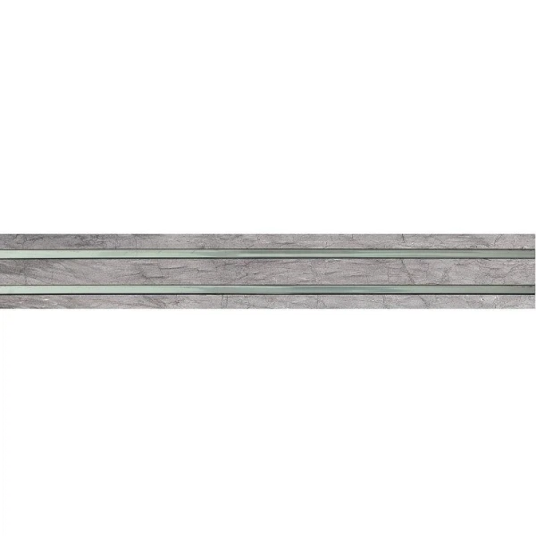 

бордюр terra grey listwa серый 10,5x75 50687, Серая