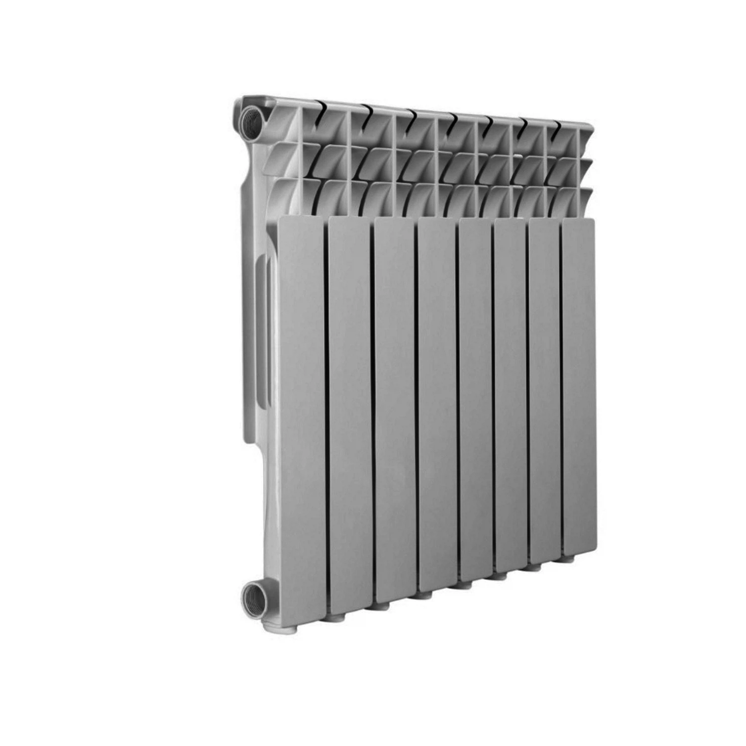 Изображение товара Алюминиевый радиатор Azario AL500/80 8 секций белый RAL9016