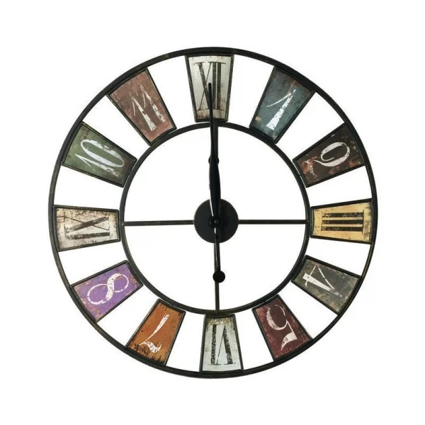 

часы настенные metal clock color 80x80см 79880
