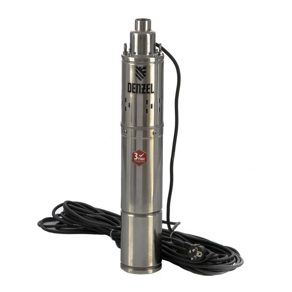 Изображение товара Насос скважинный винтовой DWS-3-75 500 Вт, 1600 л/ч, напор 75 м от DENZEL