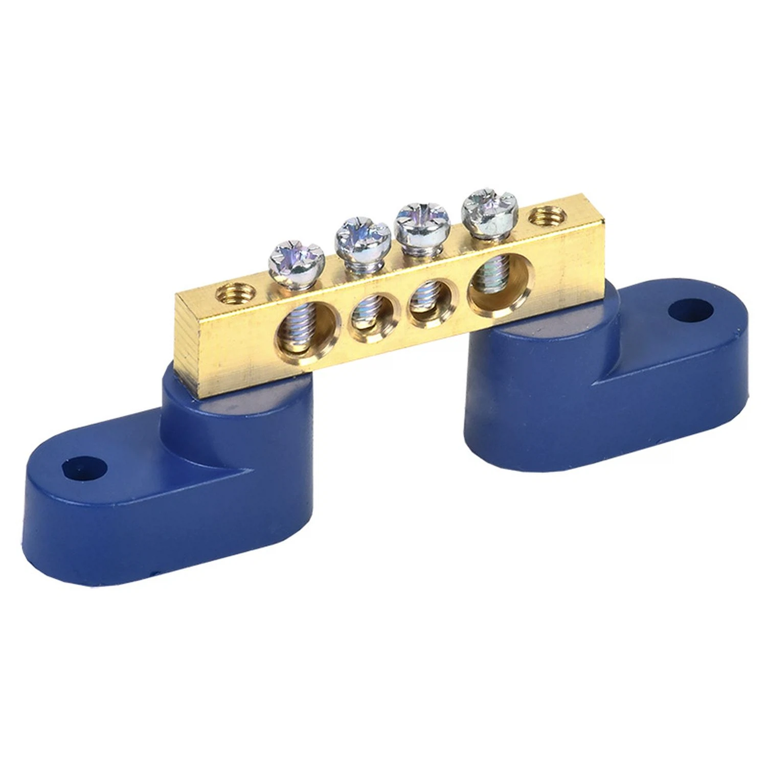 Изображение товара REXANT 11-2324 Нулевые шины 6x9мм на угловых изоляторах для электромонтажа