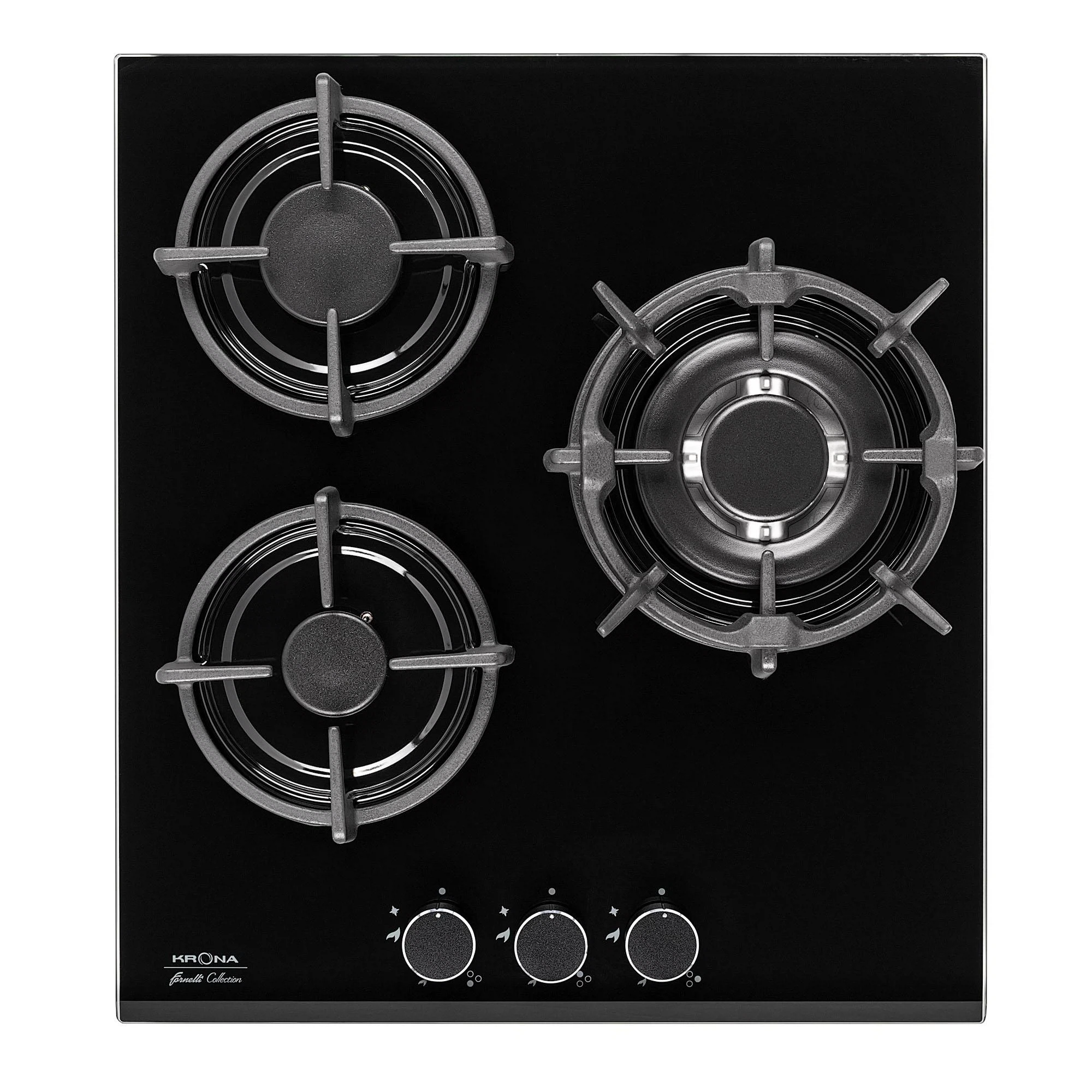 Изображение товара Поверхность варочная встраиваемая газовая 45см Krona FIERO BL 00026349
