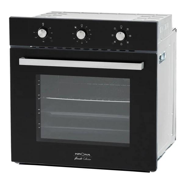

шкаф духовой электрический krona sorrento 60 bl независимый 00026366, Черный