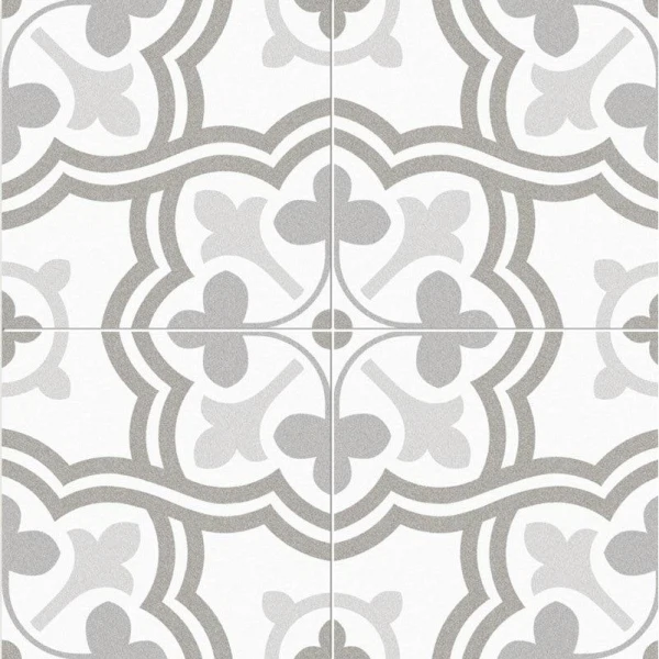 

плитка напольная сut dover silver серый 45x45 53051, Серая