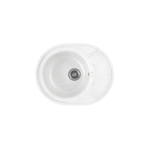 

мойка кухонная мраморная greenstone 57x45 grs-18k-331 белый