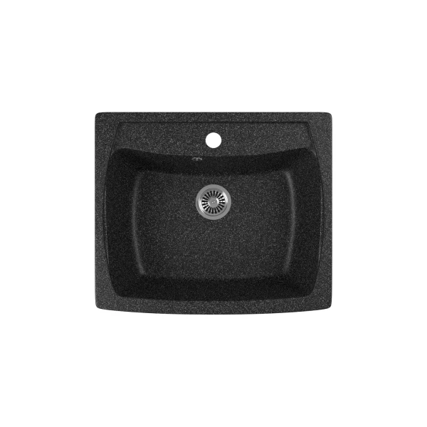 

мойка кухонная мраморная greenstone 60x51 grs-03-308 черный