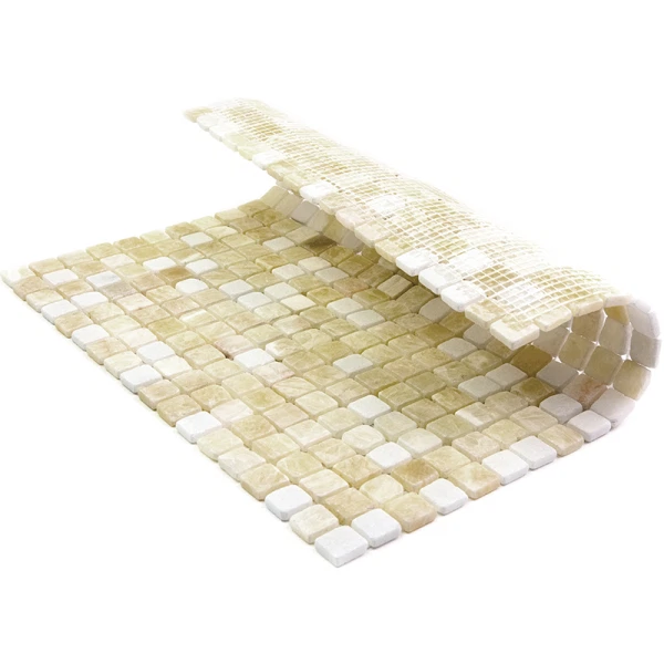 

мозаика из мрамора 29,8*29,8 natural бежевый 4mt-09-15t, Желтый
