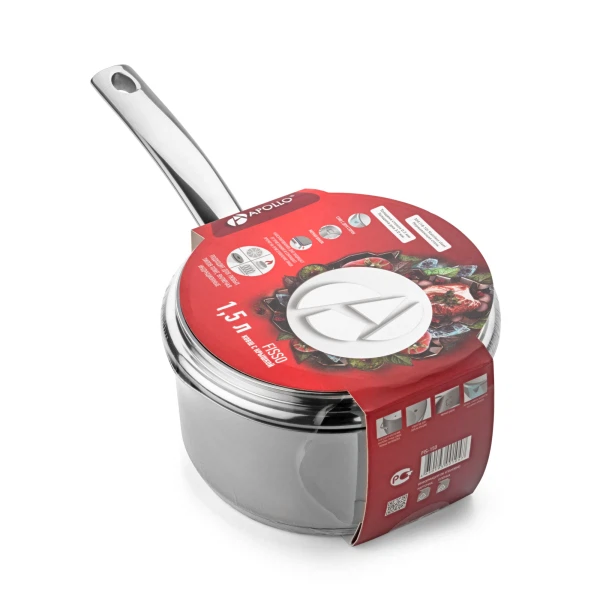 

ковш с крышкой 1.5л fisso apollo fis-150