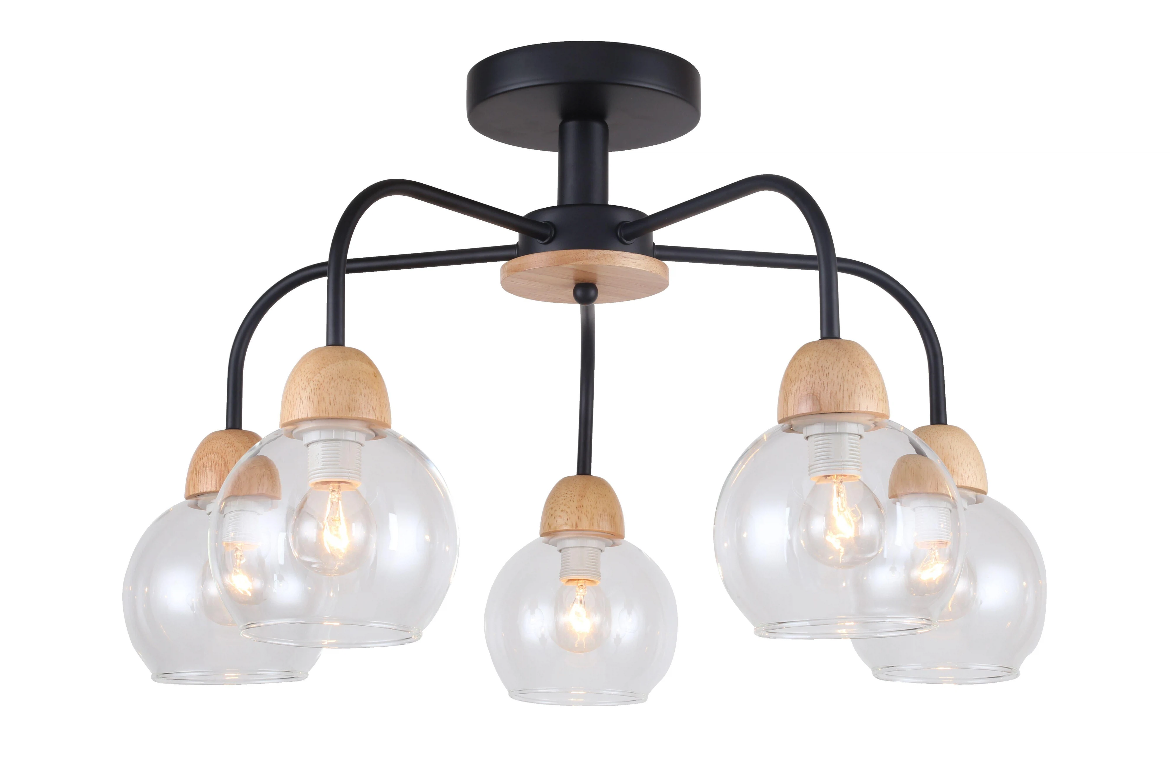 Изображение товара Люстра Freya Market FR5092PL-05B с 5 лампами Е14, стиль модерн, белая