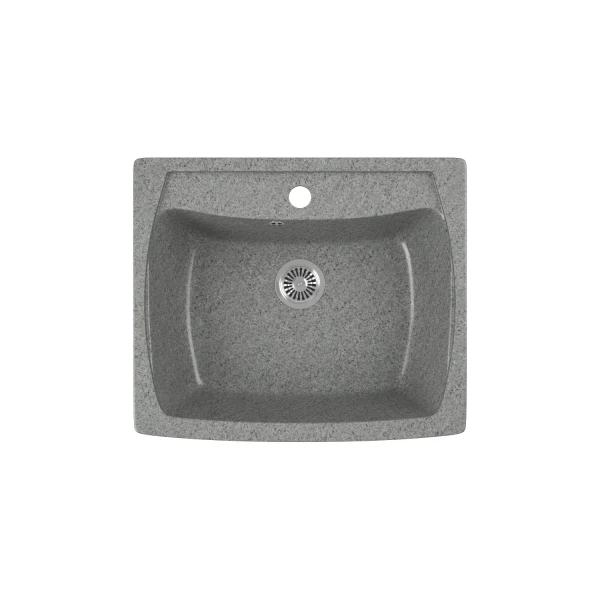 

мойка кухонная мраморная greenstone 60x51 grs-03-309 темно-серый