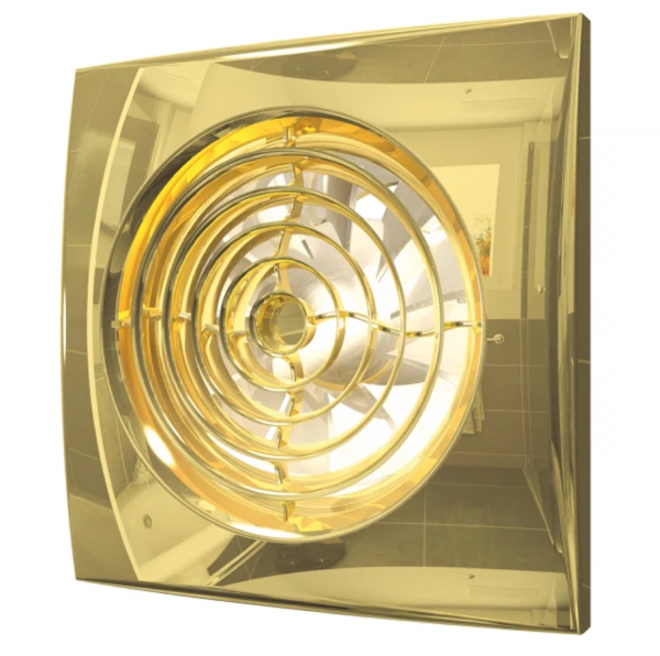 

вентилятор вытяжной осевой накладной 125мм aura 5c gold с обр. клапаном, золото, diciti