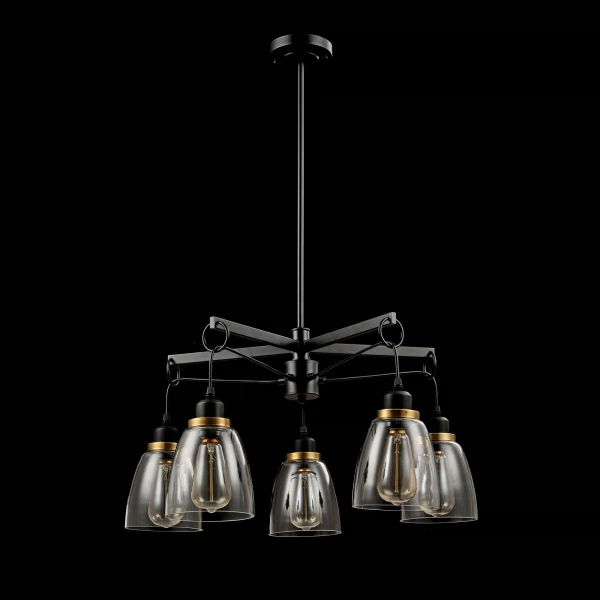 

люстра louise fr4167-pl-05-bl, Черный