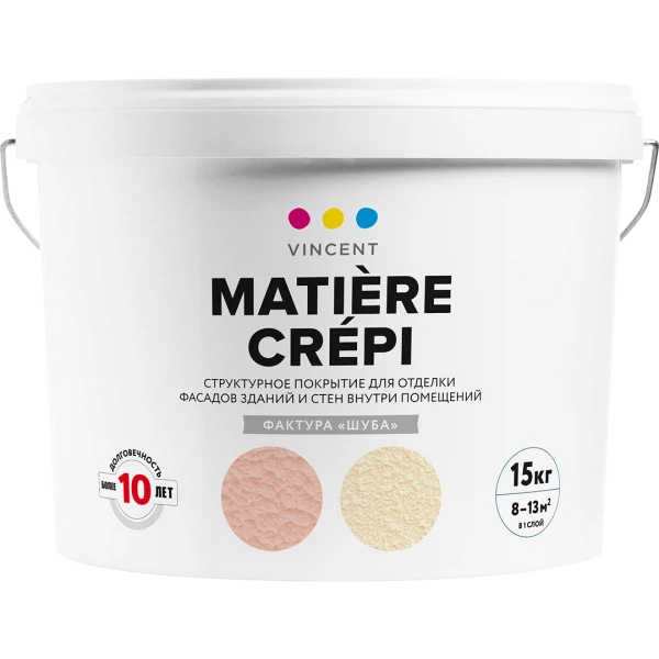 Покрытие vincent matiere crepi s 1 структурное