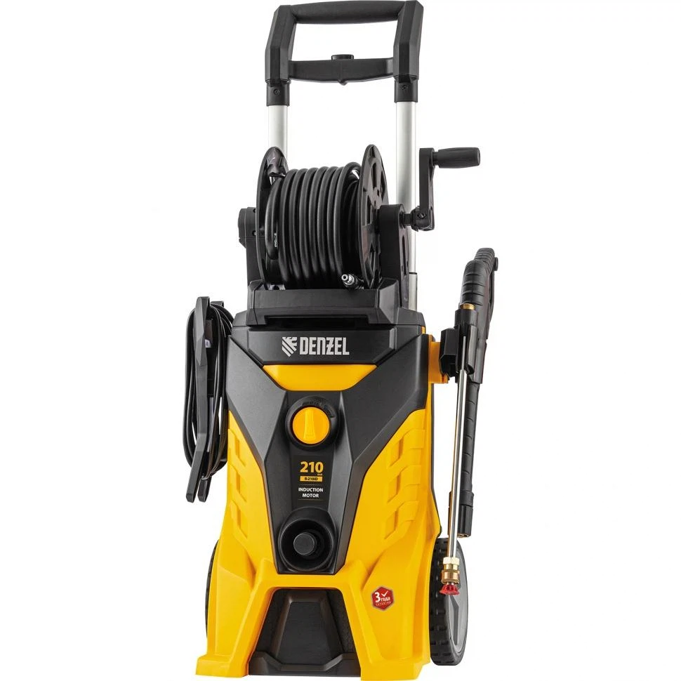 Изображение товара Моечная машина высокого давления R-210iD, 2600 Вт, 210 бар, 8,0 л/мин, Denzel 58237