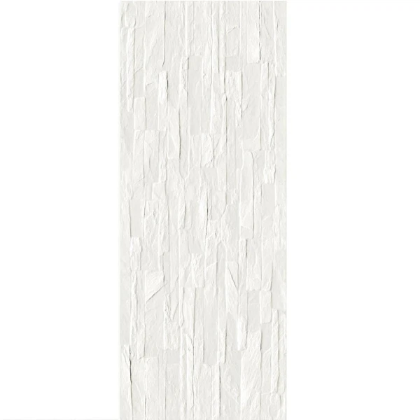 

плитка настенная white mat muretto белый 20x50 49852