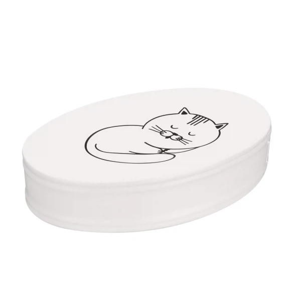 

мыльница настольная happy cats керамика