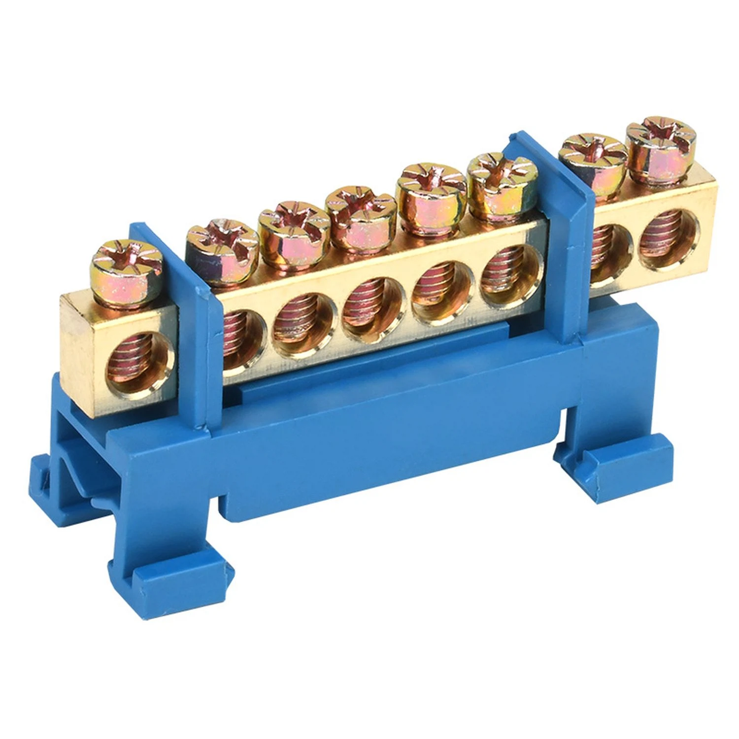 Изображение товара Шина n «нулевая» 8 групп, 6х9мм, на DIN изоляторе "стойке", Rexant, 11-2353