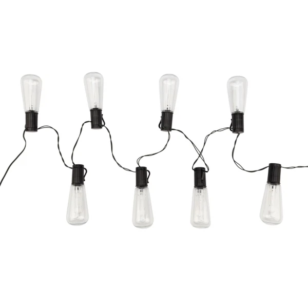 

гирлянда садовая капсула с солнечной панелью led 3,8 м с аккумулятором