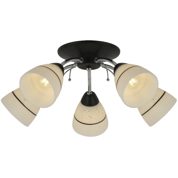 

люстра потолочная toplight winnifred tl1255d-05bc е27 5x60вт ip20