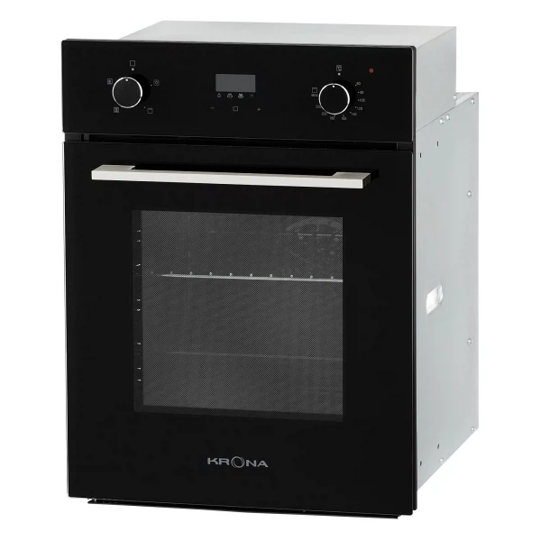духовой шкаф электрический 45см черный krona gusto 45 bl