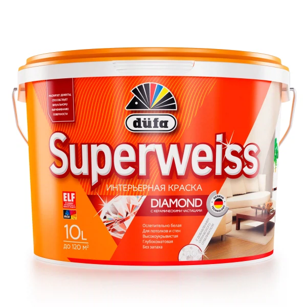 Краска dufa superweiss rd4 акриловая для