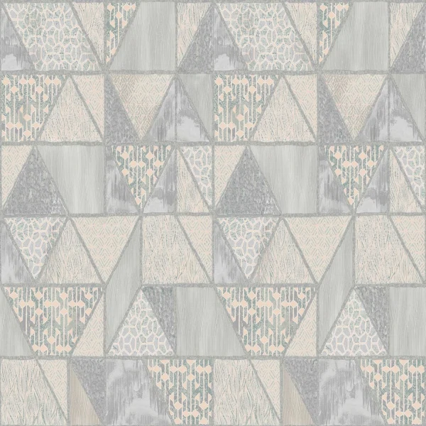 Фото Обои 60221-05 erismann profi deco majolica флизелин 1,06*10,05м геометрия серый