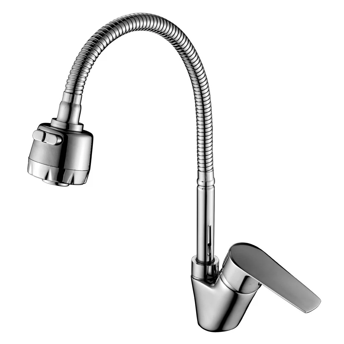 Изображение товара Однорычажный смеситель для кухни Rossinka S35-26 латунь керамический картридж Россия