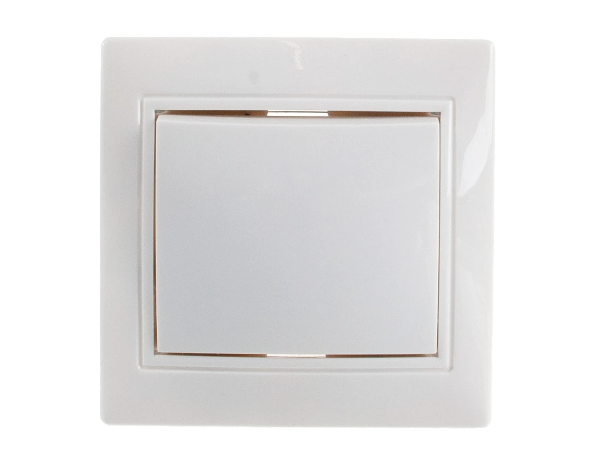 Изображение товара Выключатель (белый, 1 клавиша, с рамкой) SmartBuy Венера SBE-01w-10-SW1-0-c