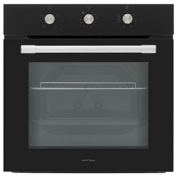 духовой шкаф электрический 60см черный krona sera 60 bl