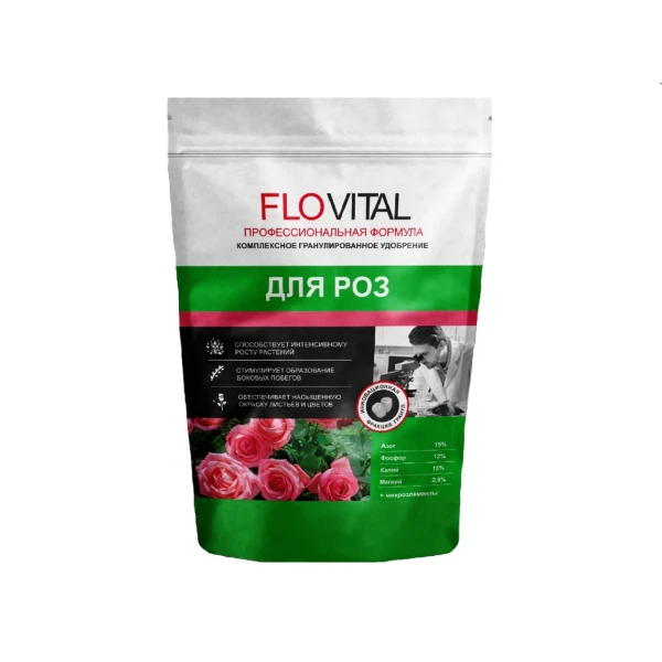 

удобрение для роз 1кг flovital
