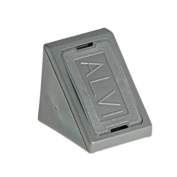 

уголки мебельные пл. с шур., темно серый, 6шт element 21610