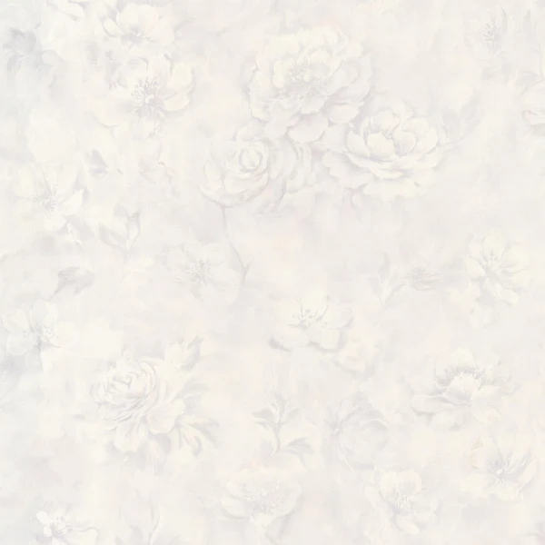

обои 7143-00 euro decor blooming флизелин 1.06x10,05м флористика белый
